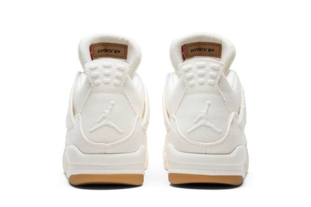 Jordan Air Jordan 4 Levis White Levis Tag Hyper Sneakers