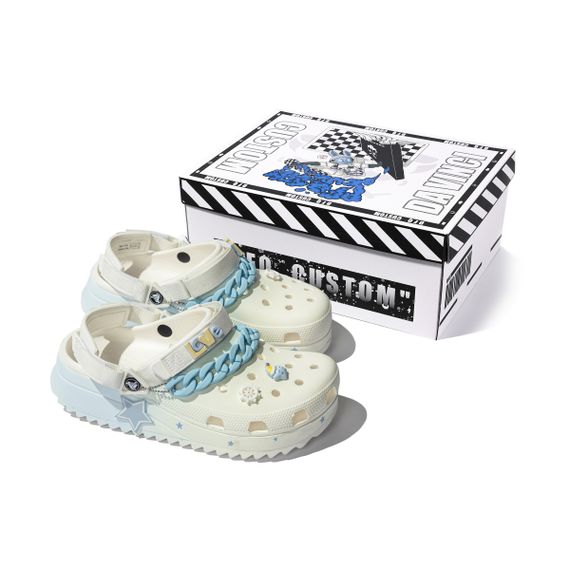 Crocs Hiker Clog 'Blue Pink White'