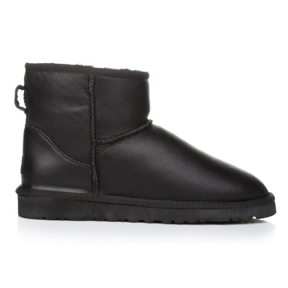 Угги Men's Classic Mini Black Leather
