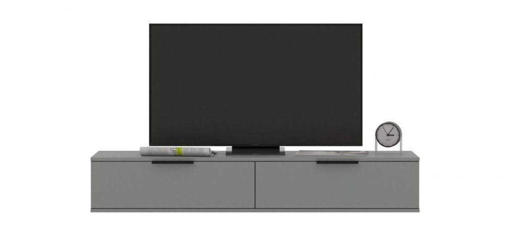 ТВ Тумба Босс Стандарт 150 Шиншилла серая (последний экземпляр)