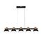 Подвесная светодиодная люстра Indigo Traforo 11059/5PL Black V000184L