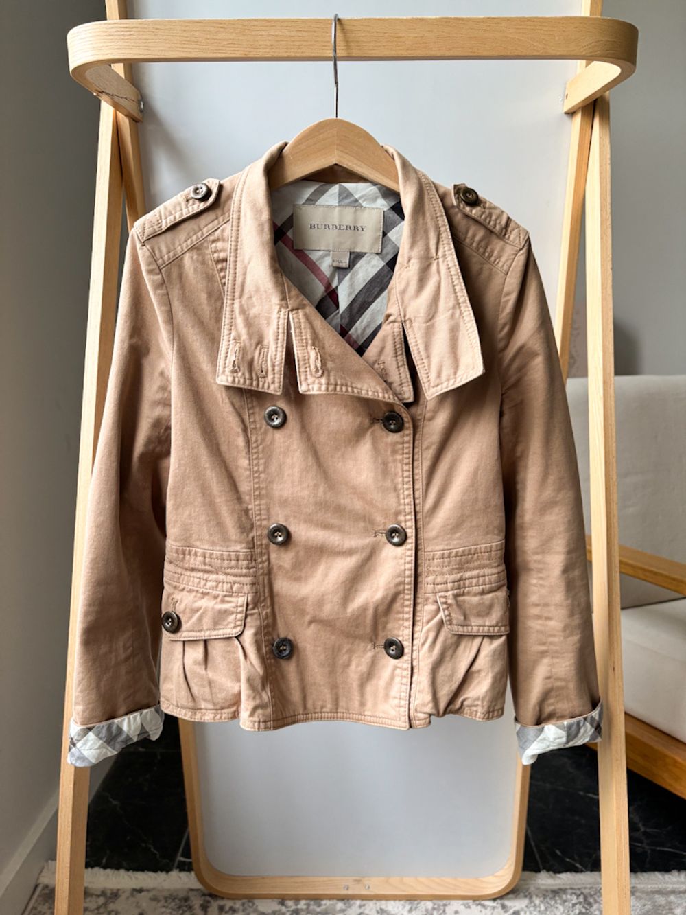 Хлопковая куртка-ветровка Burberry, 128