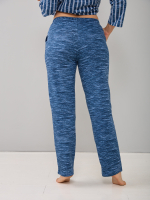 Пижама с брюками КБ-001/индиго-полоска