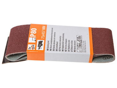 Шлифлента 75х457мм Р40 бесконечная 3шт. GEPARD (GP5008-40)