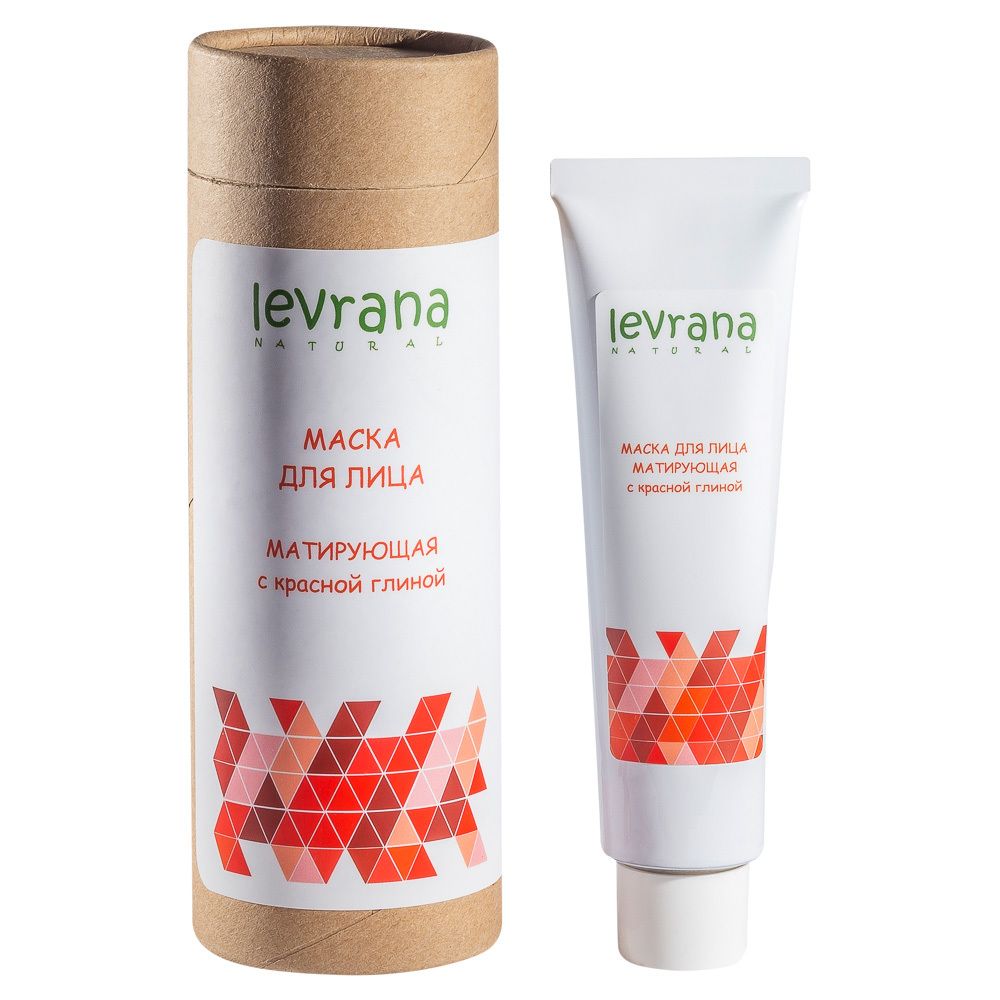 Маска для лица «Матирующая» с красной глиной, 50 мл (Levrana)
