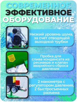 Компрессор ECO AE-50-OF1 безмасляный