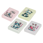 Ластик 4 цвета "Kawaii Animals" (BrunoVisconti)