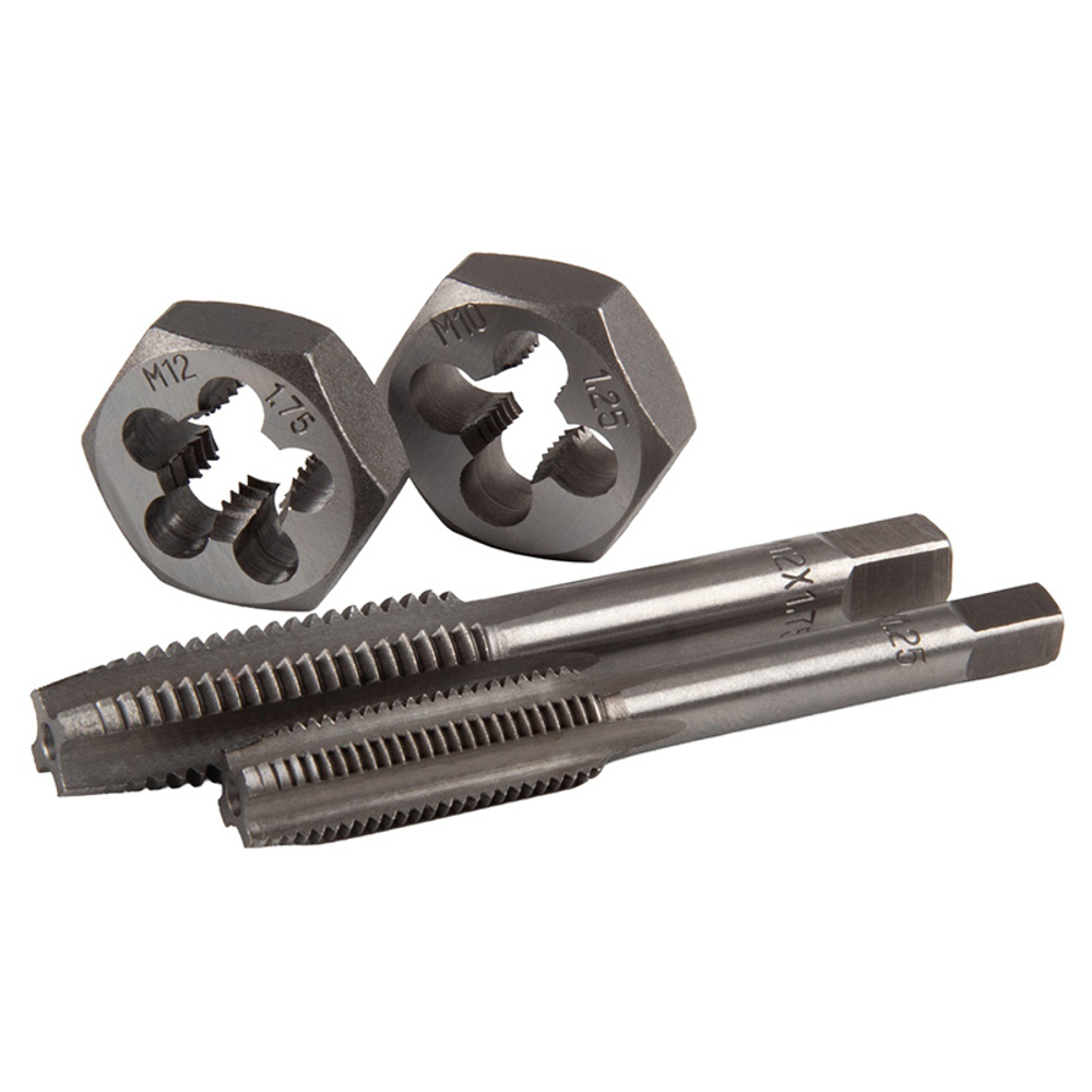 МАСТАК (351-00075CP) Набор метчиков и плашек SK-5 M3-M12, 1/8"-1/2", кейс, 75 предметов, в комплекте набор пассатижей