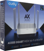 Роутер CUDY AX3000 Wi-Fi 6 Router (4UTP 1000Mbps, 1WAN,  802.11b/g/n/ac/ax)