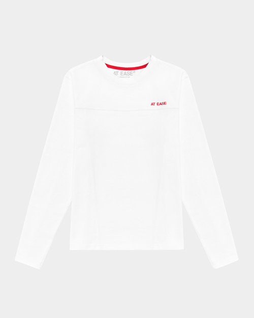 Лонгслив Regular t-shirt белый