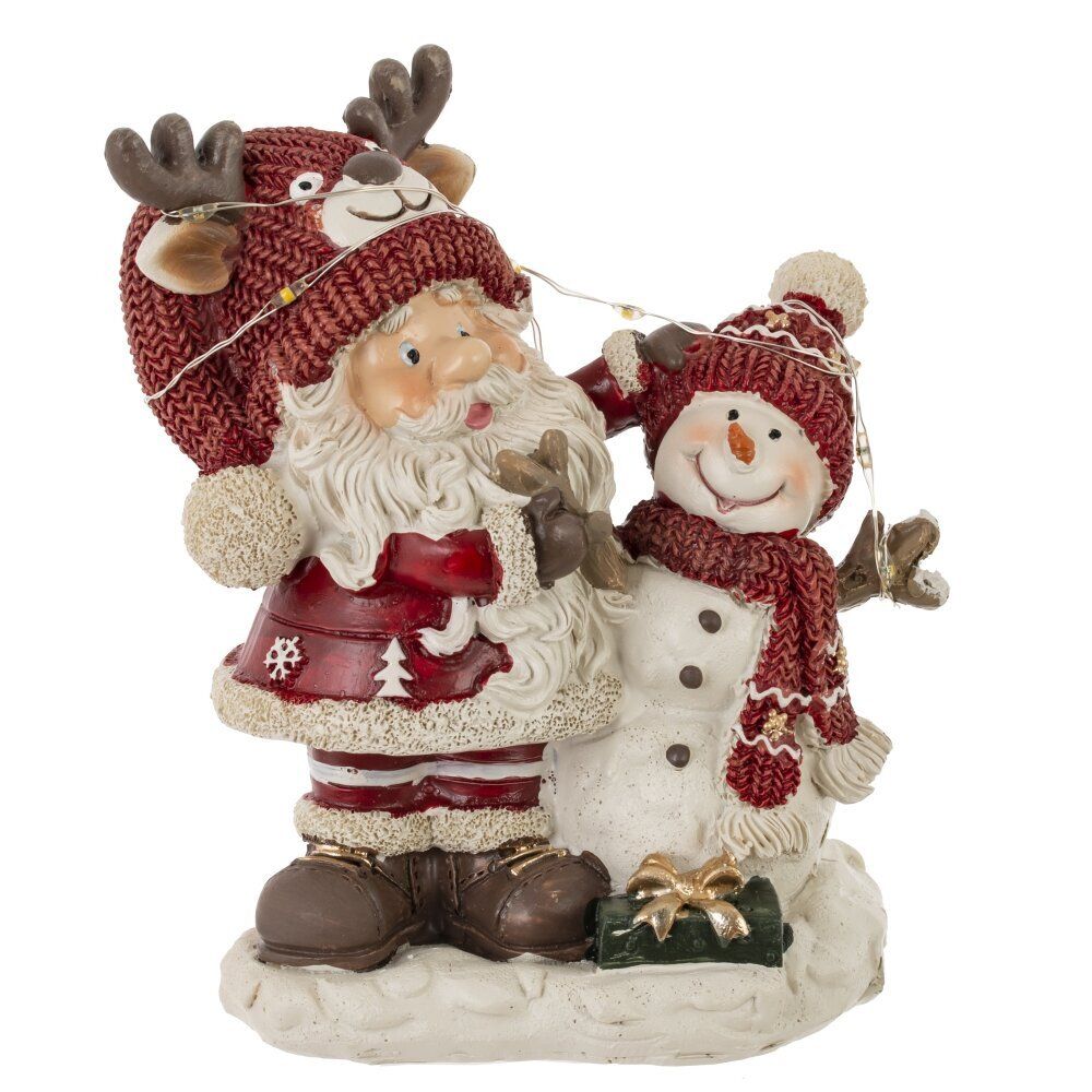 GAEM Фигурка декоративная "Дед Мороз", с подсветкой (3хLR44,н/п), L1, L11,5 W7 H13 см, 2в.