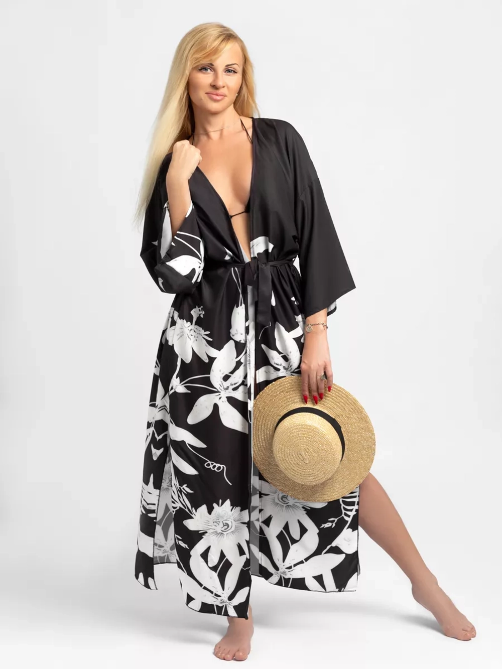 туника пляжная длинная накидка на купальник