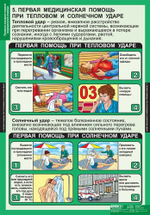 Правила оказания первой медицинской помощи (15 таблиц, 68х98 см)