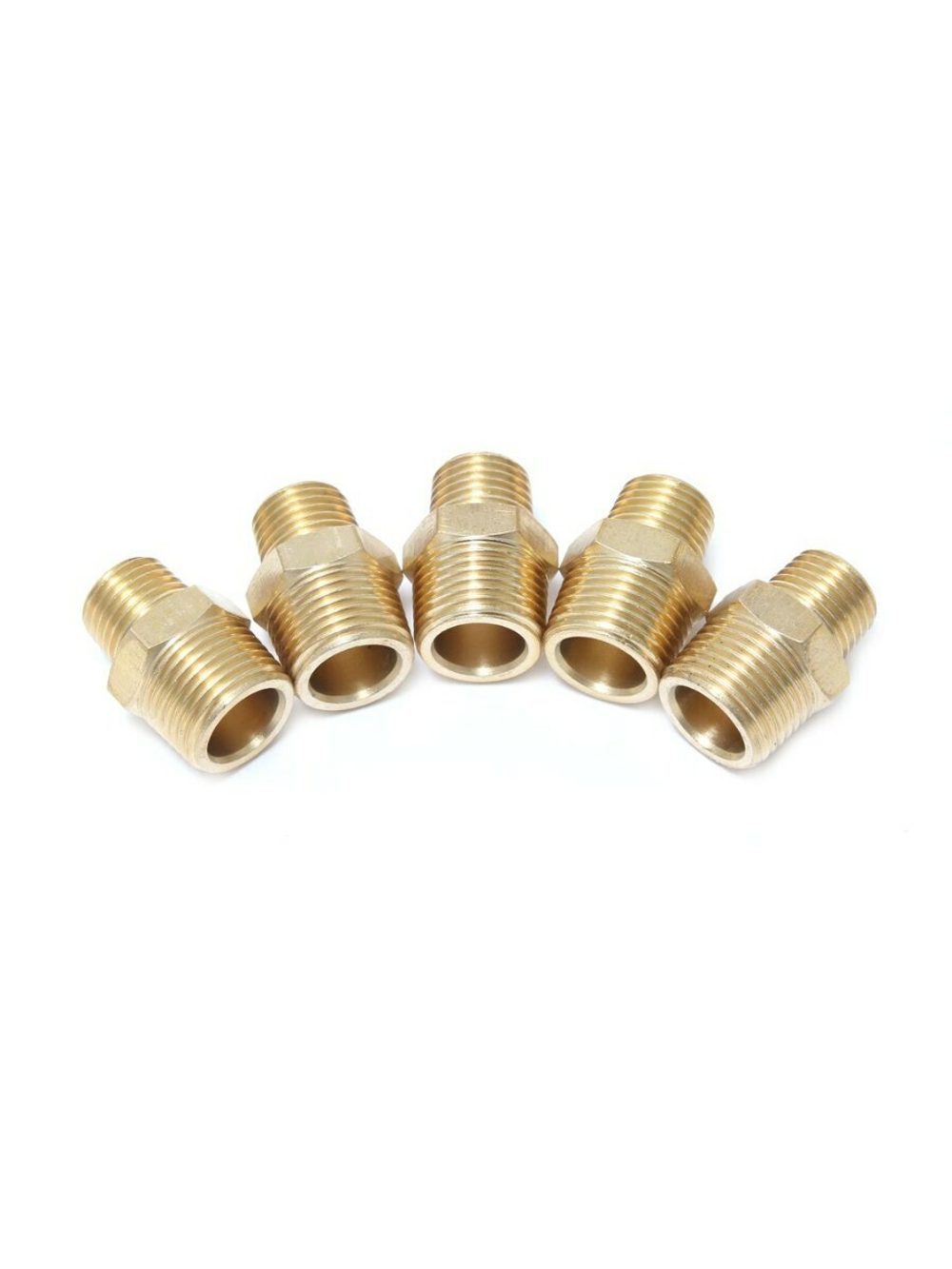 Соединитель резьбовой наруж. резьба 1/2''x3/8'', к-т 5шт. Forsage F-MM08/06K