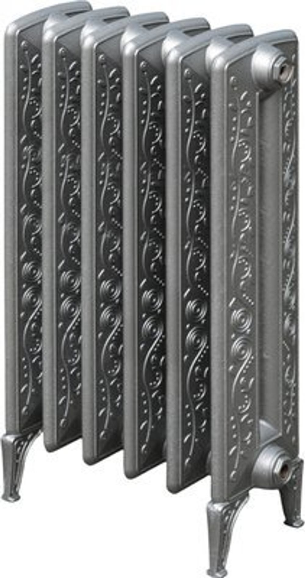 Радиатор чугунный Bohemia R 800/220, c узором, 10 секций, RETROstyle RS-BOH R 800/220-10s