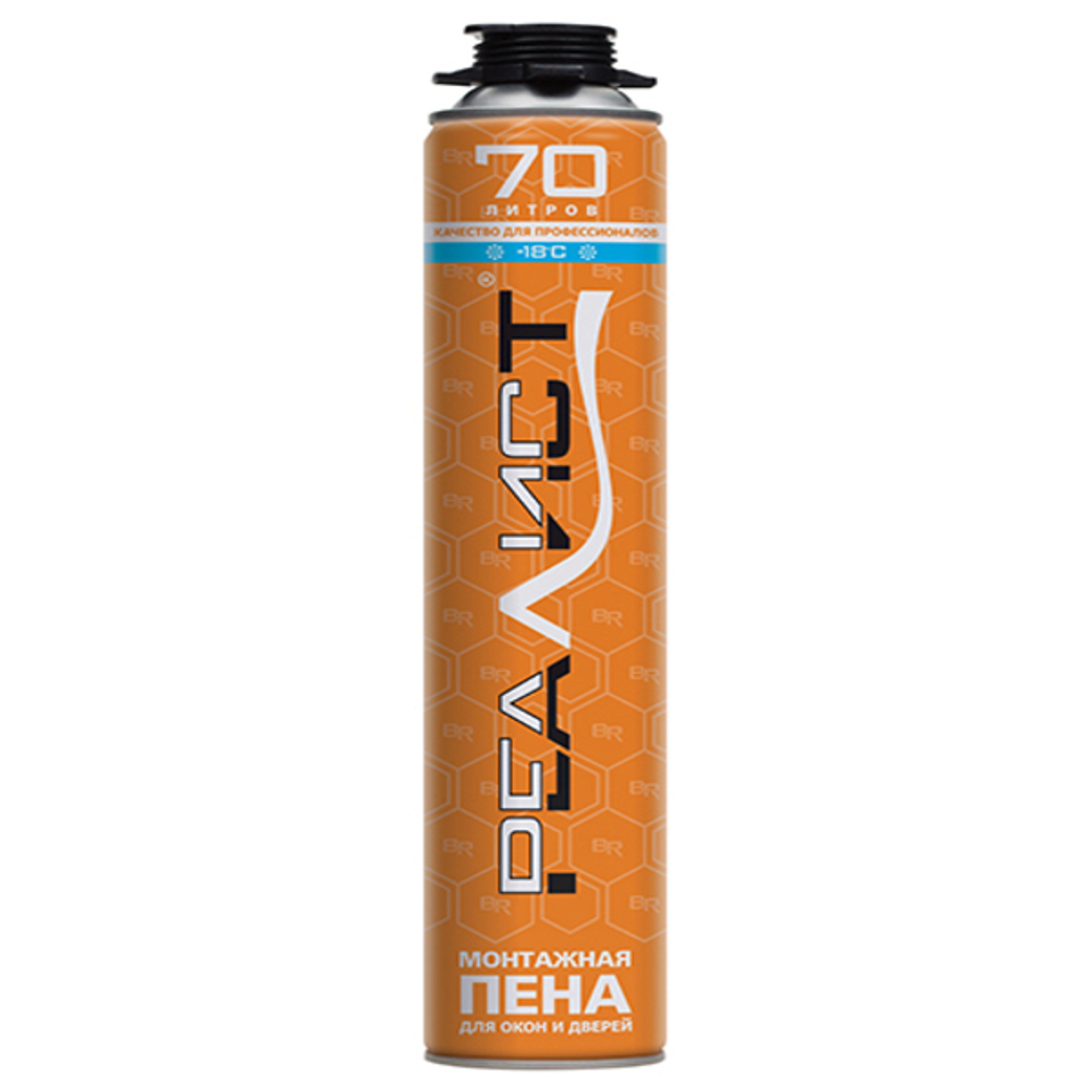 Пена монтажная REALIST PRO Orange 70 зима (12шт/уп.)