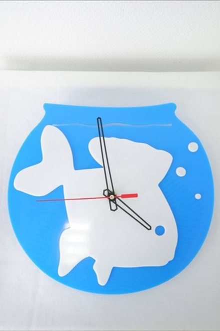 Часы настенные "аквариум", новые