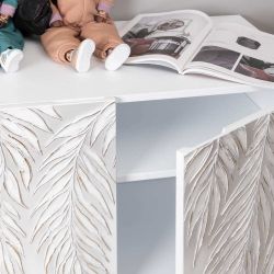 Комод Тропик Стайл с 2 полками Айс Голд