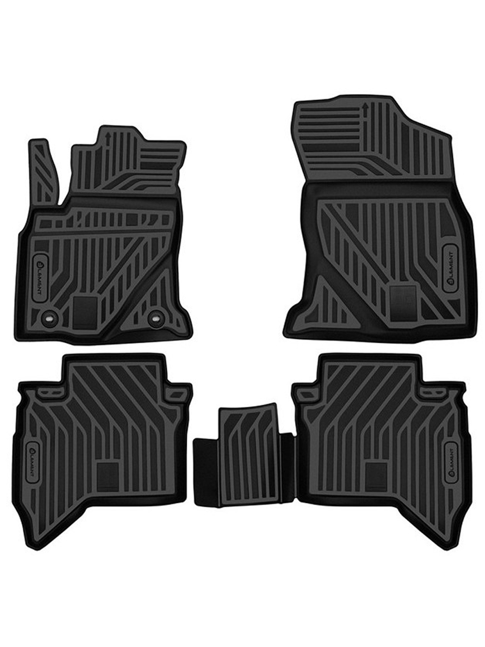 Коврики в салон для, TOYOTA Hilux (VIII), 2015-, 4 шт. (полиуретан) CARTYT00021