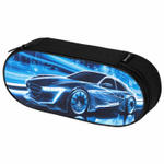 Пенал-футляр BRAUBERG 1 отделение органайзер полиэстер 22x9х5 см "Night driver" (2 штуки в упаковке)