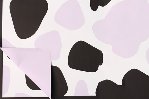 Корейская пленка дизайн "Жираф" Сиреневая