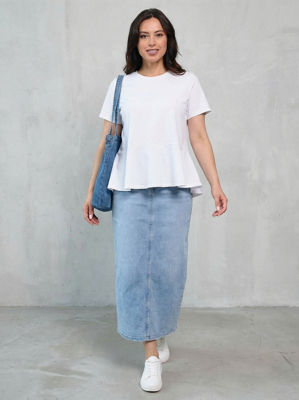 Футболка баска белая