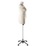 Манекен портновский Моника, комплект Стандарт, размер 52, цвет бежевый, в комплекте подставка «Милан» и чехол-накидка