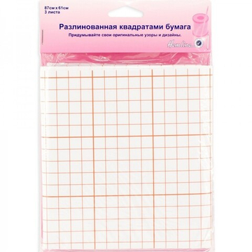 Бумага разлинованная квадратами 751 Hemline