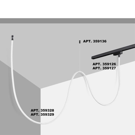 359329 KONST NT24 066 черный Светильник светодиодный IP20 LED 4000K 25W 170-265V 2420Лм RAMO