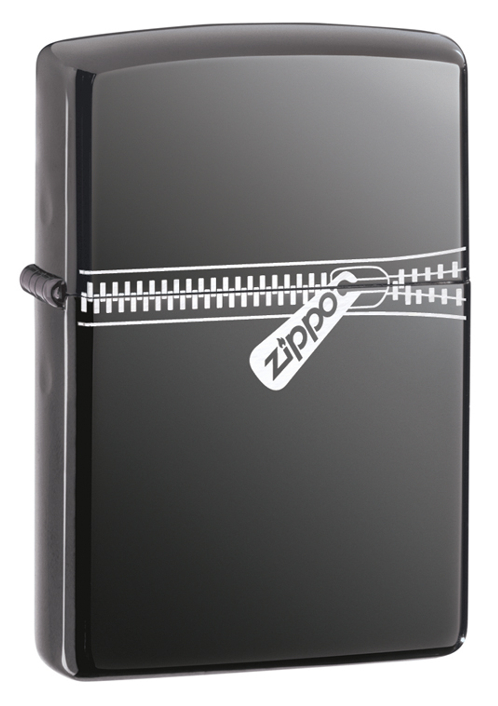 21088 Зажигалка ZIPPO ZIPPED Puller Black Ice