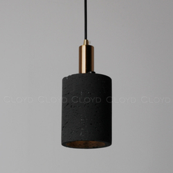 Подвесной светильник Cloyd KAUM P1 / латунь - черн.бетон (арт.11072)
