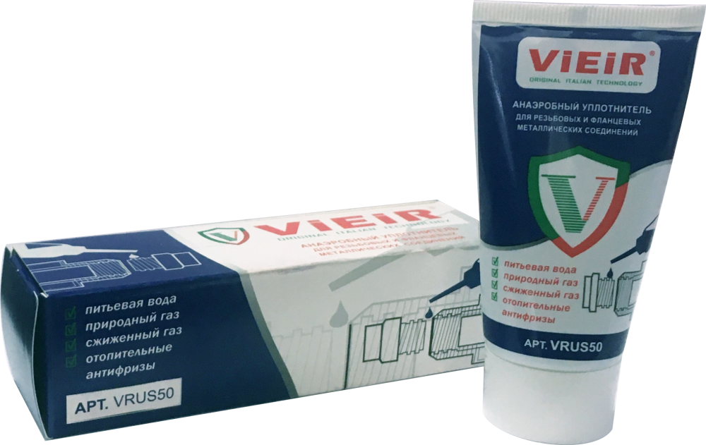 Клей для резьб. соединений  СИНИЙ  50г.  ViEiR  (33/1шт)