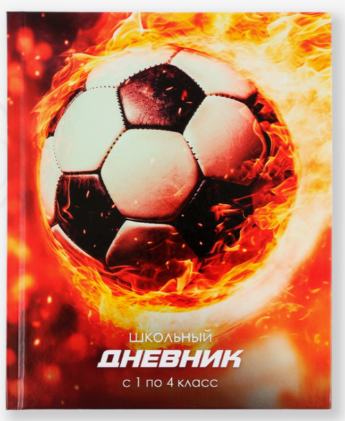 Дневник школьный для 1-4 классов «Футбольный мяч»