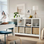 Стеллаж - IKEA KALLAX, 147х39х94 см, белый, КАЛЛАКС ИКЕА