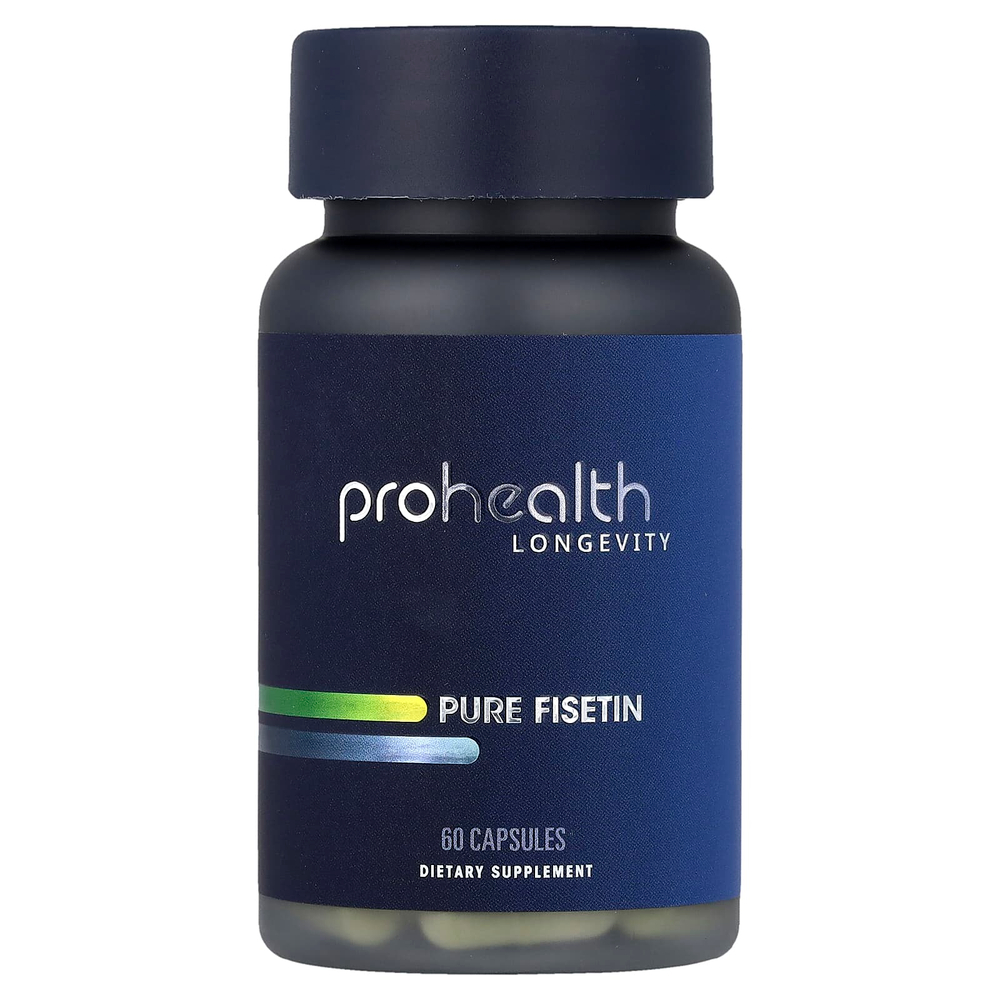 ProHealth Longevity, чистый физетин, 60 капсул (250 мг в 1 капсуле)
