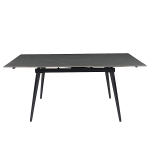 Стол керамический LA ALTA DENVER ARMANI GRAY 120, каркас черный