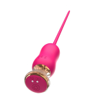 Розовый тонкий стимулятор 23см I-Moon Nipple Vibrator MY-1702