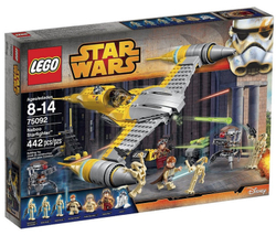 LEGO Star Wars: Истребитель Набу 75092 — Naboo Starfighter — Лего Стар ворз Звёздные войны Эпизод