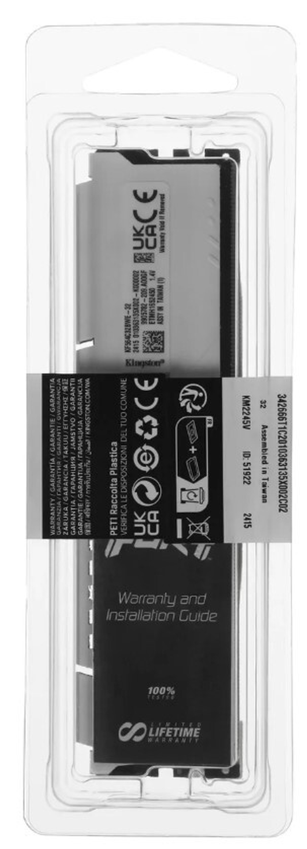 Модуль памяти DDR5 32GB Kingston FURY KF564C32BWE-32