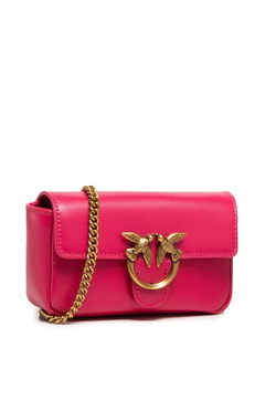 LOGO-PLAQUE MINI BAG - pink