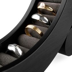 Органайзер для украшений Ferris, Ø19 см, черный