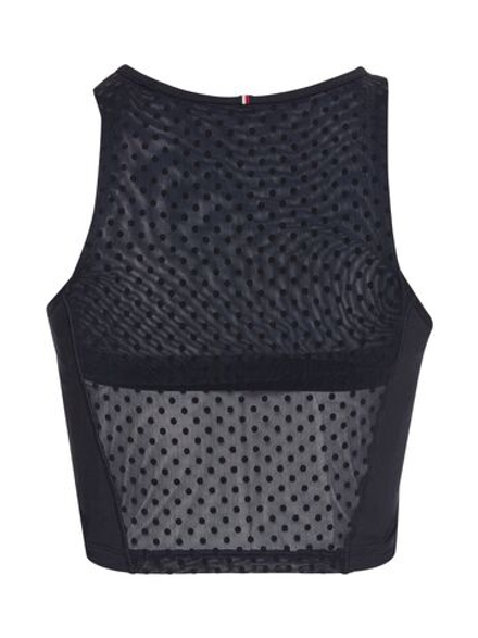 Топ теннисный Tommy Hilfiger Slim 2in1 Polka Dot Tank Top - desert sky