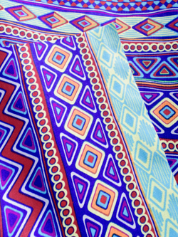 Ткань бязь плательная, рис. " Африканский орнамент", ширина 150 см, арт. 1032