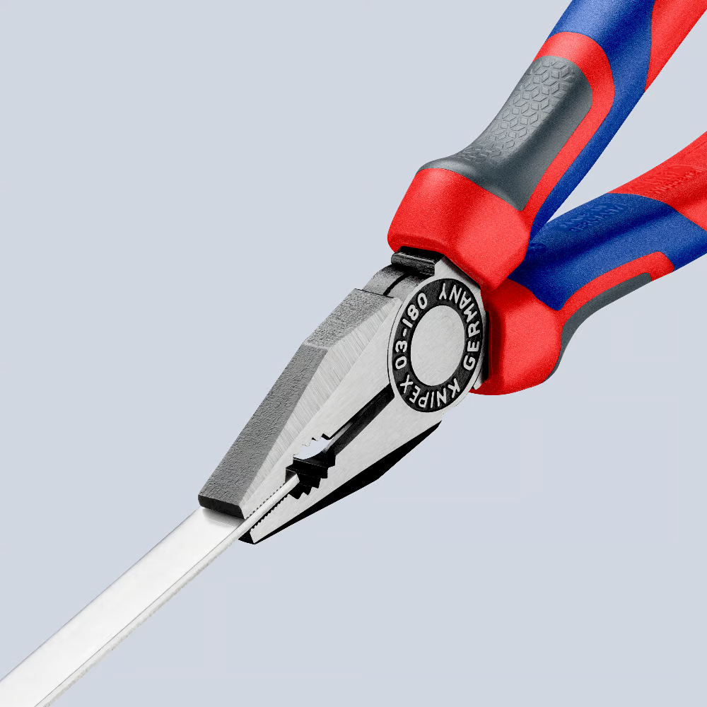 Плоскогубцы комбинированные чернёные 180 мм KNIPEX 0302180