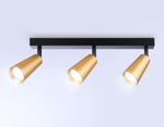 Светильник накладной TA13151/3 BK/GD черный/золото GU10/3 max 12W 445*60*130