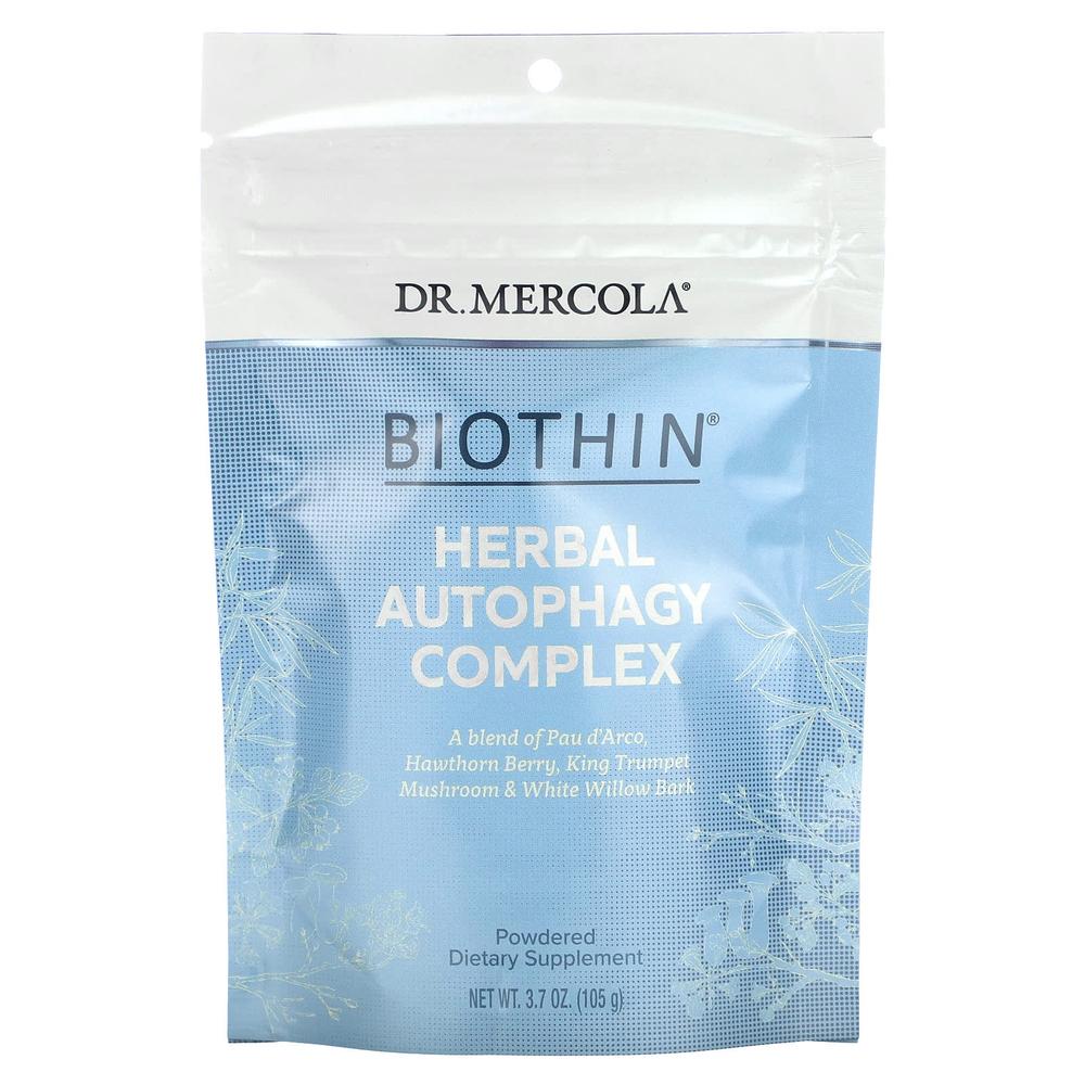 Dr. Mercola, биотин, растительный комплекс для аутофагии, 105 г (3,7 унции)
