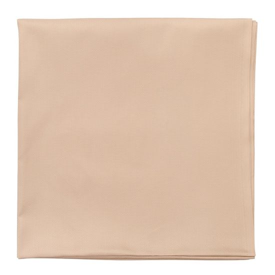 Скатерть бежевого цвета с фактурным жаккардовым рисунком из хлопка из коллекции essential, 180х180 см