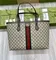 Сумка-тоут Gucci Ophidia GG среднего размера бежевый
