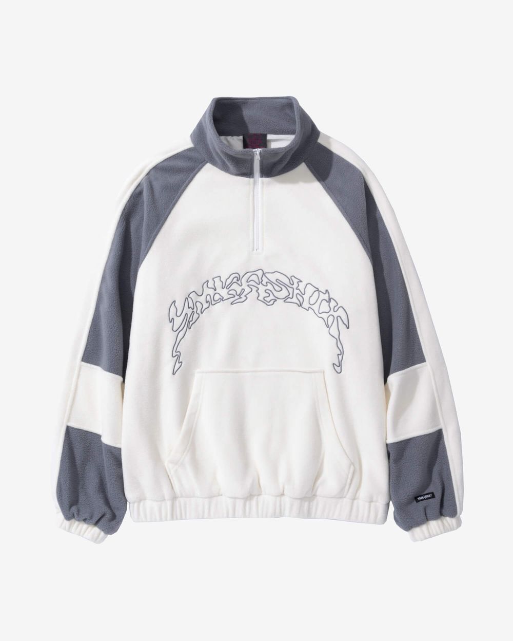 Толстовка YMKASHIX Turbo fleece Серо-Белая