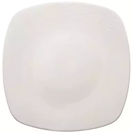Тарелка «Спайро» квадратная фарфор ,H=17,L=280,B=280мм белый